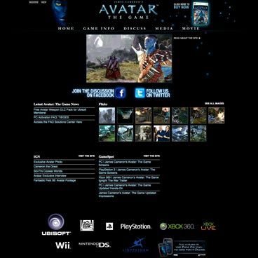 Screenshot of the Avatar: The Game project