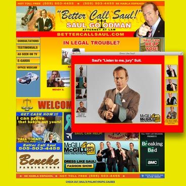 Screenshot of the Better Call Saul project