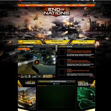 Screenshot of the End of Nations project