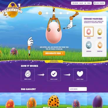 Screenshot of the Cheetos Eggerator project
