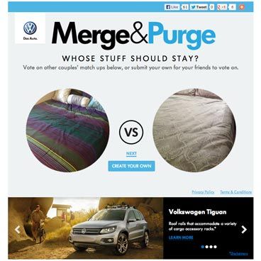 Screenshot of the VW Merge & Purge project